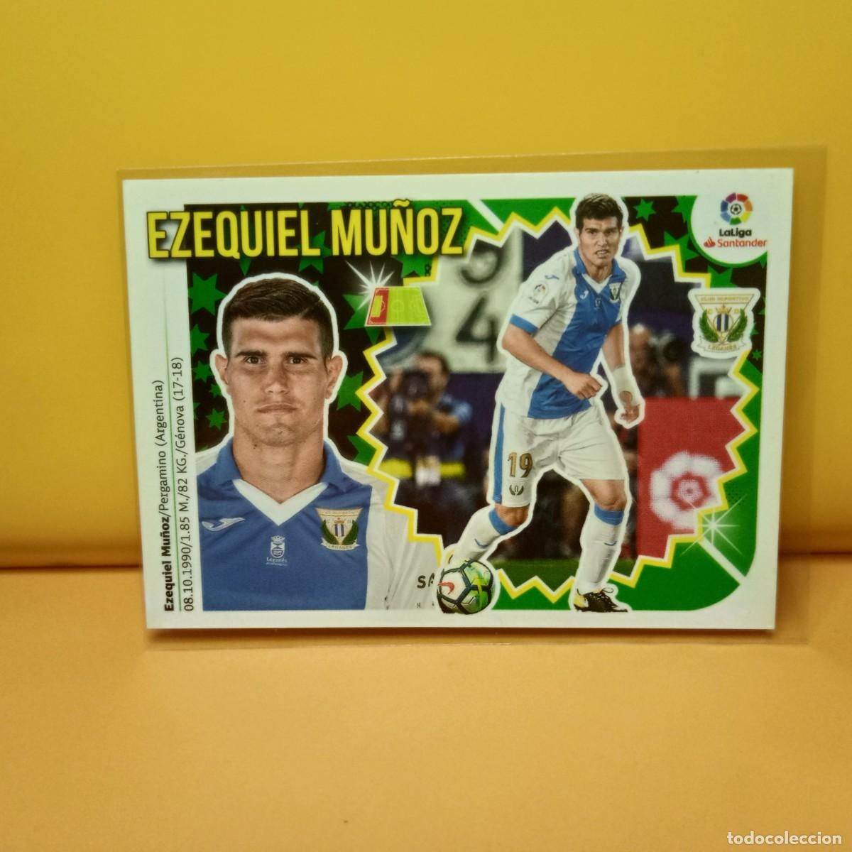 Cromos de f&uacute;tbol: EDICIONES ESTE 2018 2019 18 19 CD LEGAN&Eacute;S EZQUIEL MU&Ntilde;OZ 5