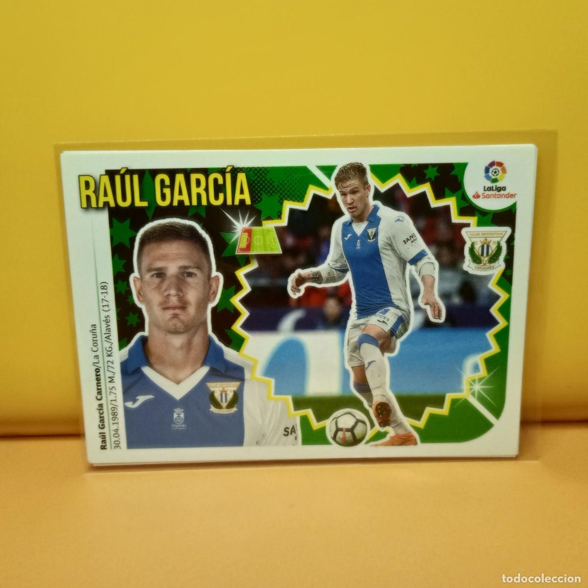 Cromos de f&uacute;tbol: EDICIONES ESTE 2018 2019 18 19 CD LEGAN&Eacute;S RA&Uacute;L GARC&Iacute;A 6B 6 B