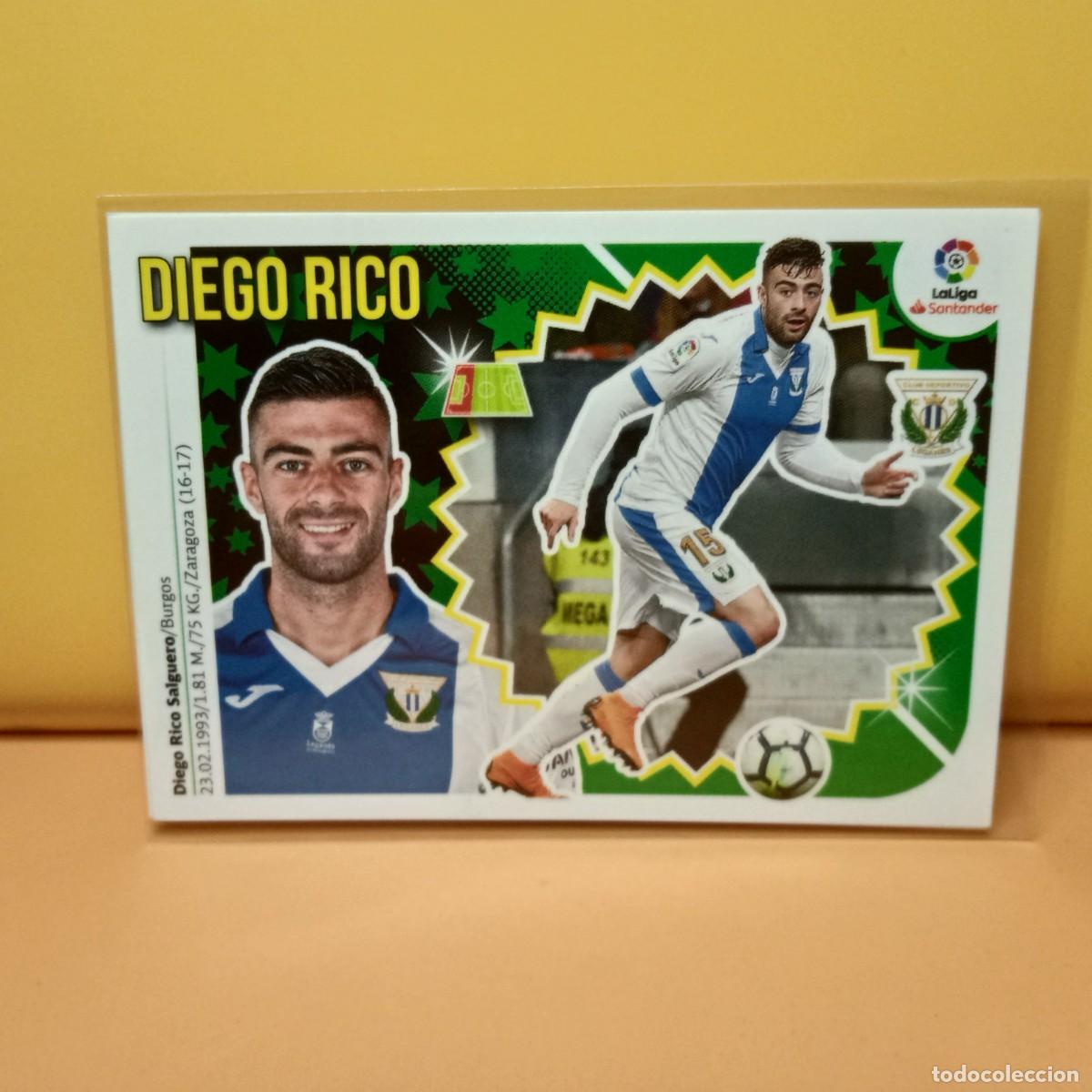 Cromos de f&uacute;tbol: EDICIONES ESTE 2018 2019 18 19 CD LEGAN&Eacute;S DIEGO RICO 7