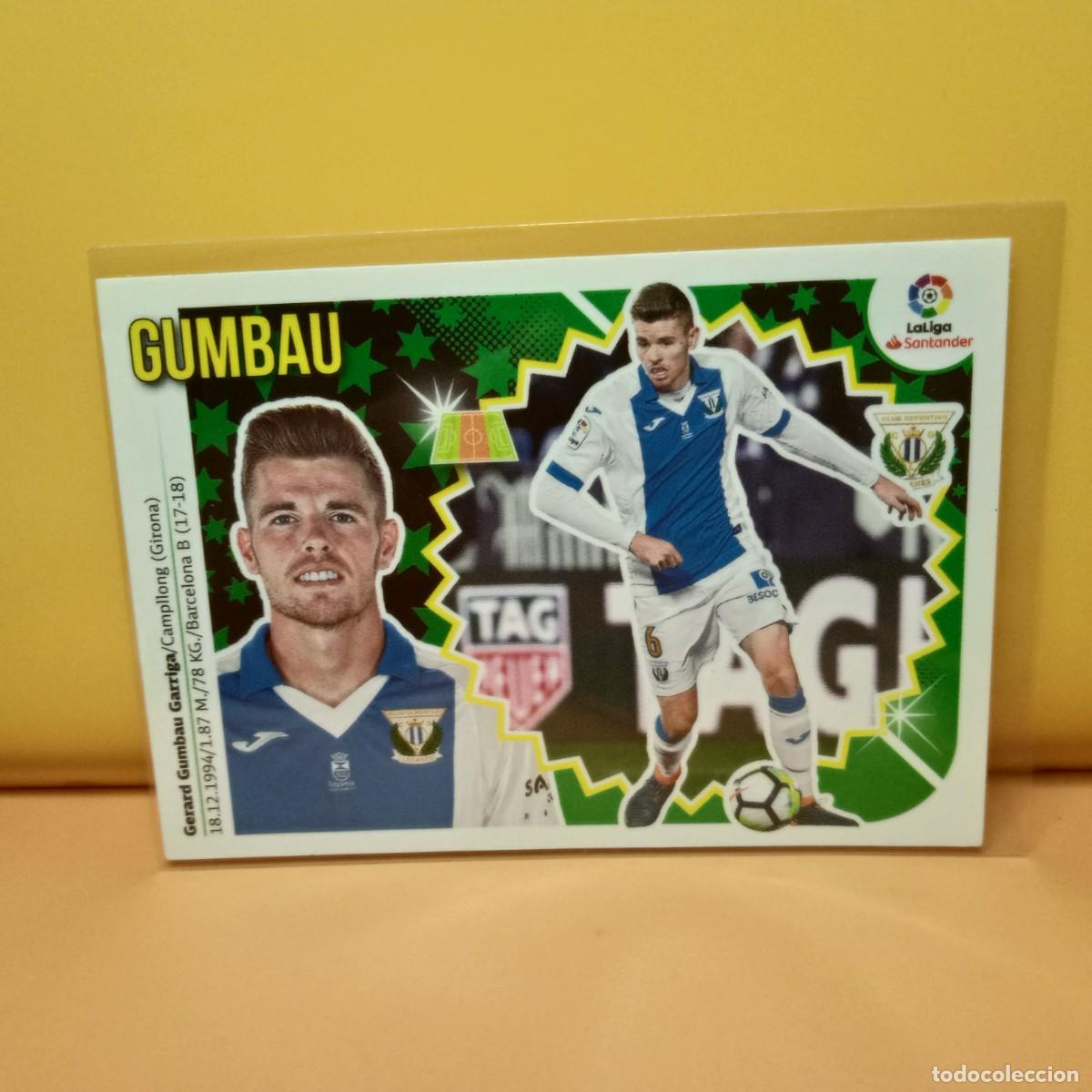 Cromos de f&uacute;tbol: EDICIONES ESTE 2018 2019 18 19 CD LEGAN&Eacute;S GUMBAU 9