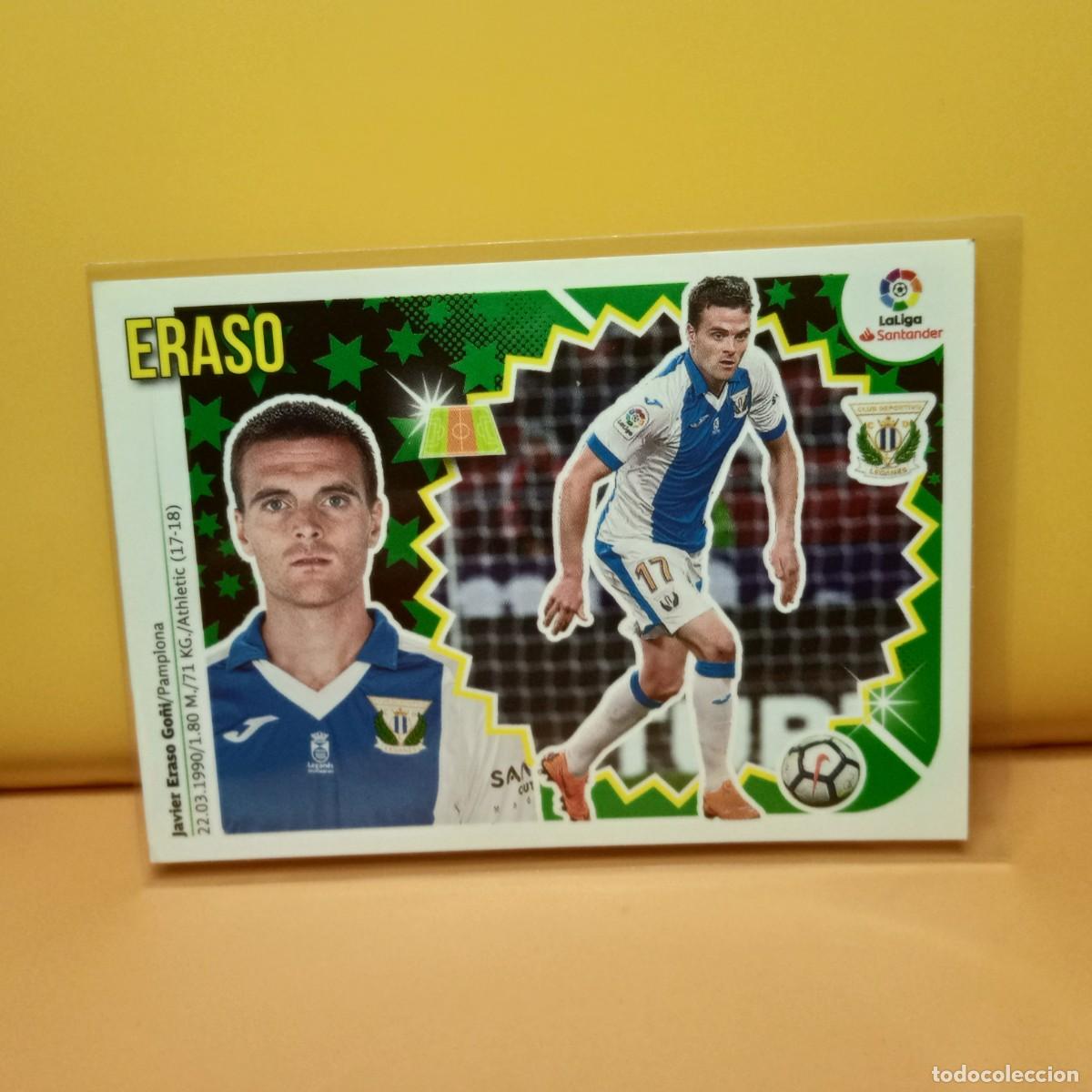 Cromos de f&uacute;tbol: EDICIONES ESTE 2018 2019 18 19 CD LEGAN&Eacute;S ERASO 11A 11 A