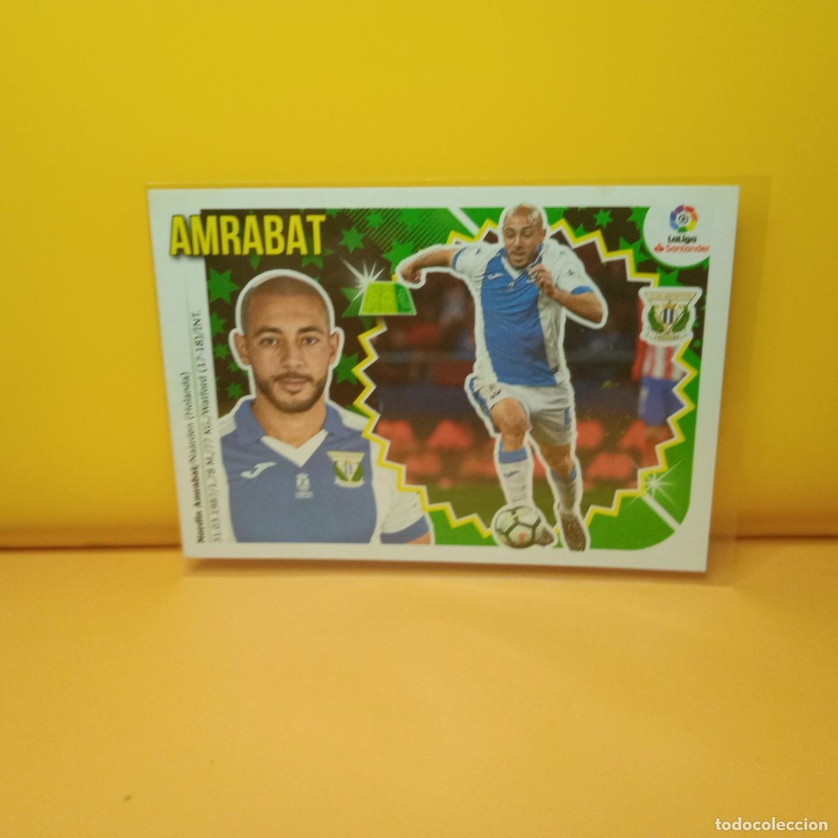 Cromos de f&uacute;tbol: EDICIONES ESTE 2018 2019 18 19 CD LEGAN&Eacute;S AMRABAT 15