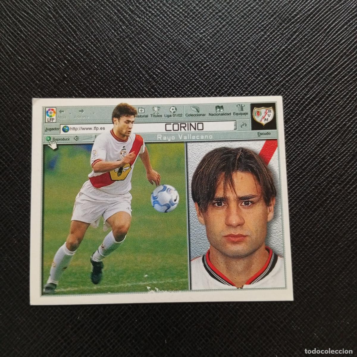 Cromos de f&uacute;tbol: CORINO RAYO VALLECANO ESTE 2001 2002 CROMO FUTBOL 01 02 LIGA - SIN PEGAR - A67 PG469