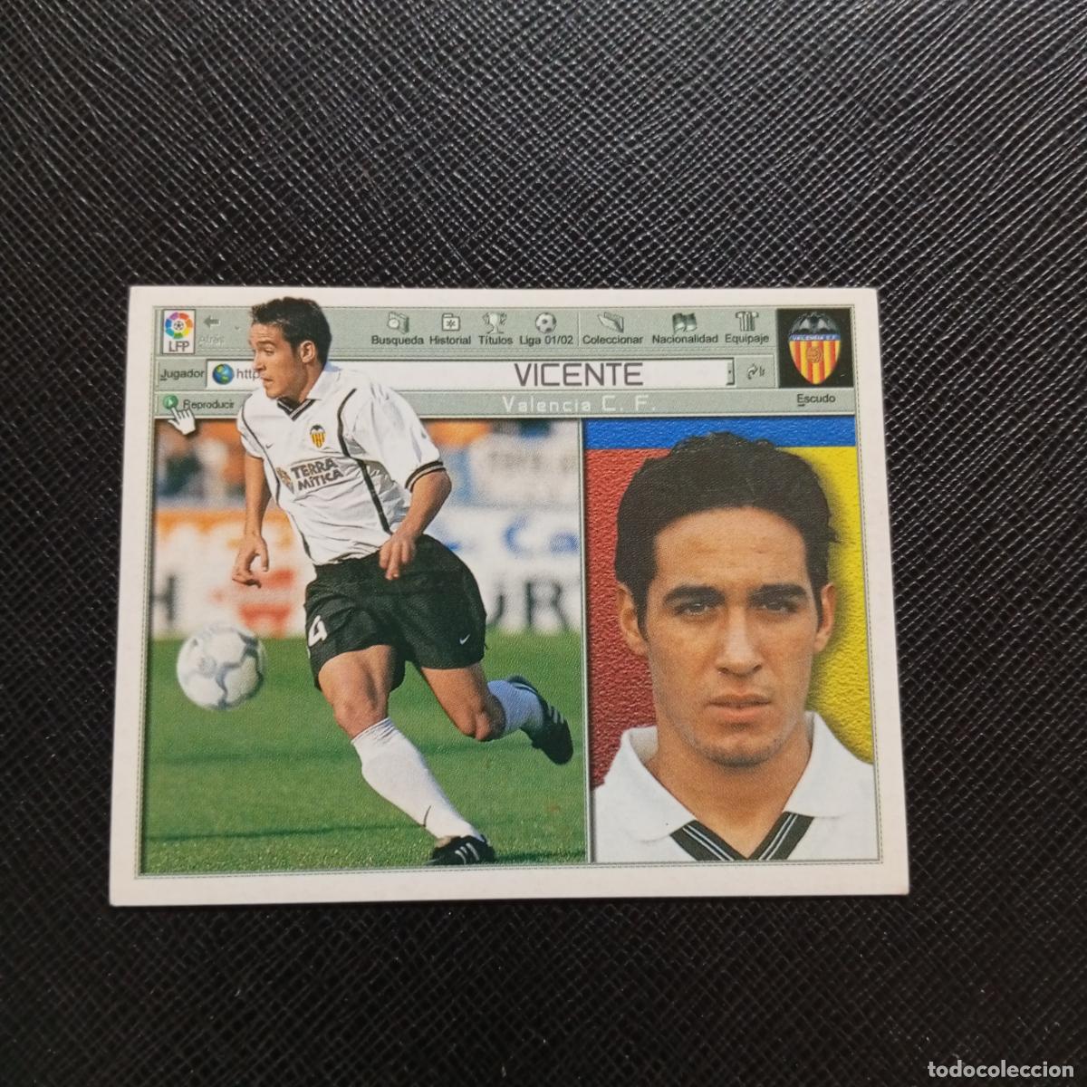 Cromos de f&uacute;tbol: VICENTE VALENCIA ESTE 2001 2002 CROMO FUTBOL 01 02 LIGA - SIN PEGAR - A67 PG505