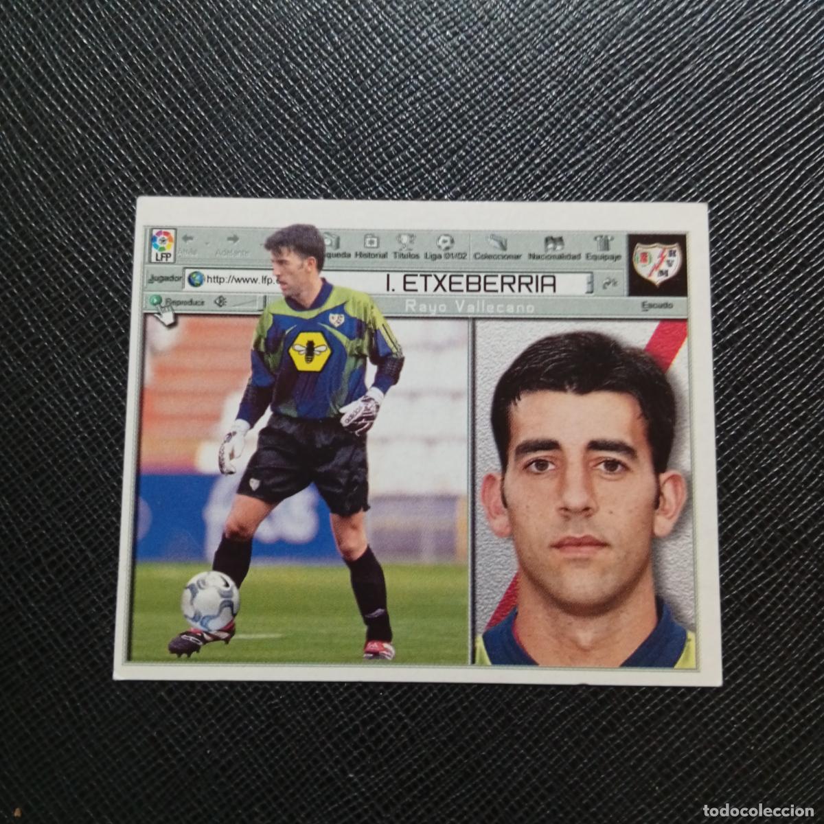 Cromos de f&uacute;tbol: I ETXEBERRIA RAYO VALLECANO ESTE 2001 2002 CROMO FUTBOL 01 02 LIGA - SIN PEGAR - A67 PG514