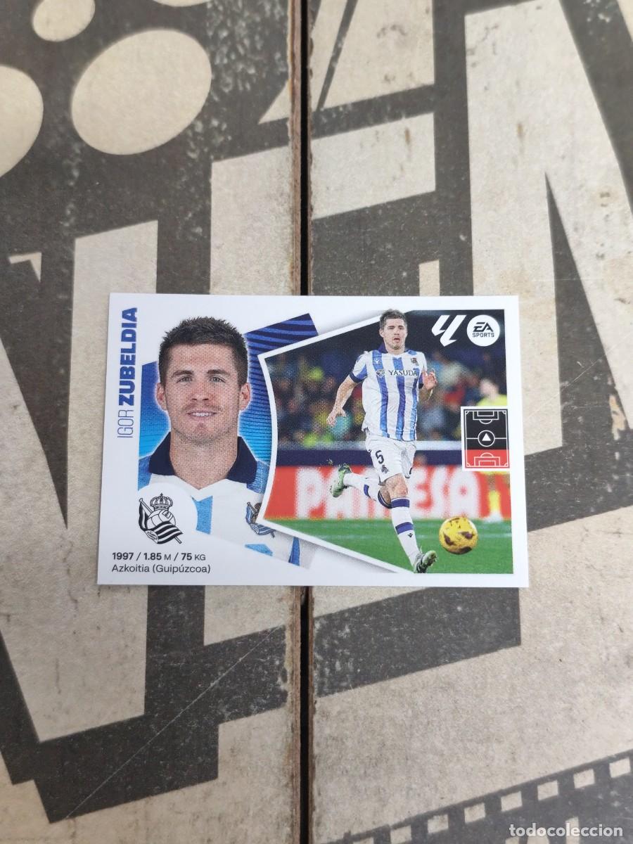 Cromos de f&uacute;tbol: Zubeldia N&deg; 6 Real Sociedad Liga Este 24/25 sin pegar