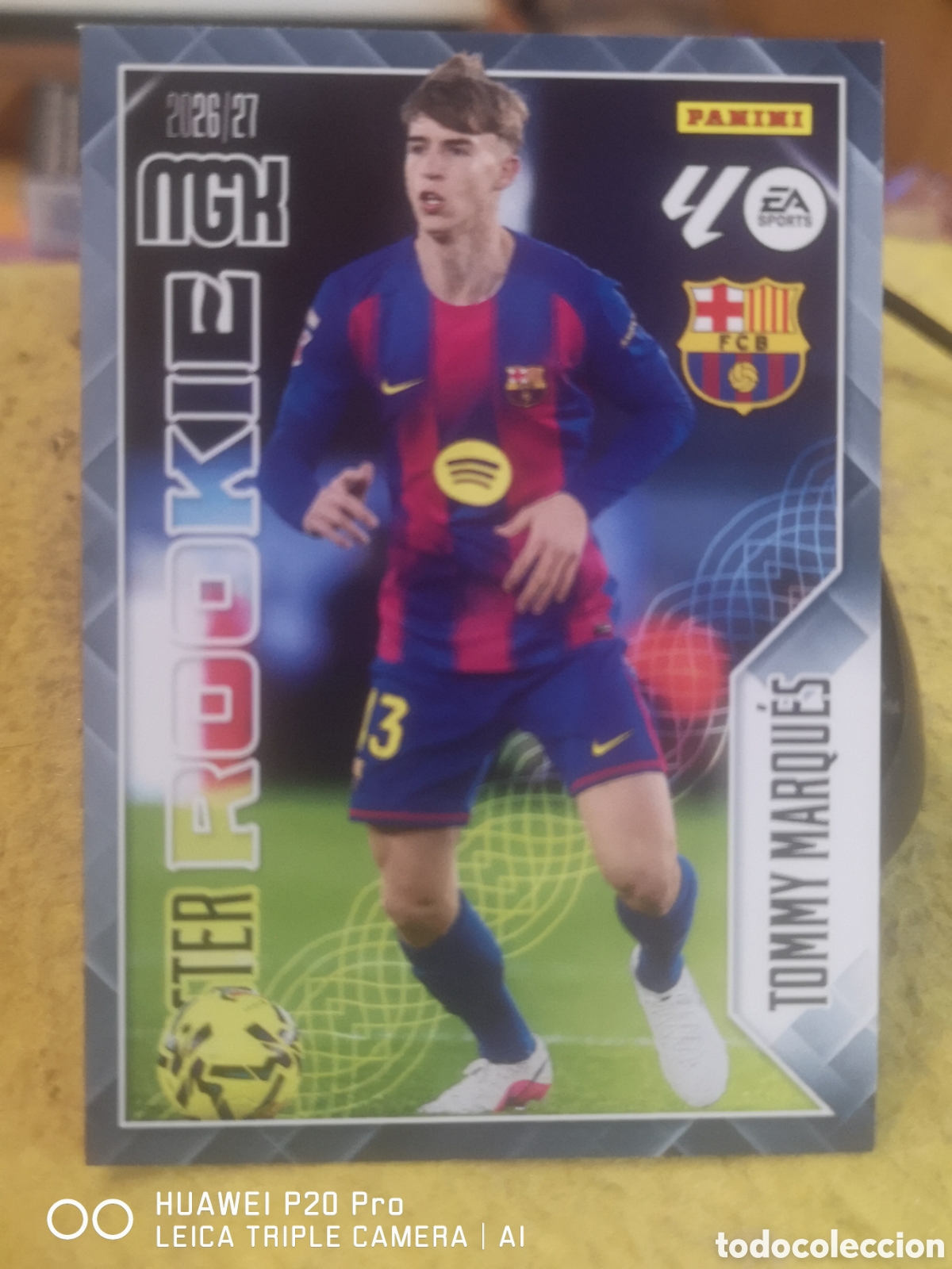 Cromos de f&uacute;tbol: MEGACRACKS 2026 27 MASTER ROOKIE TOMMY MARQUES - BARCELONA 420