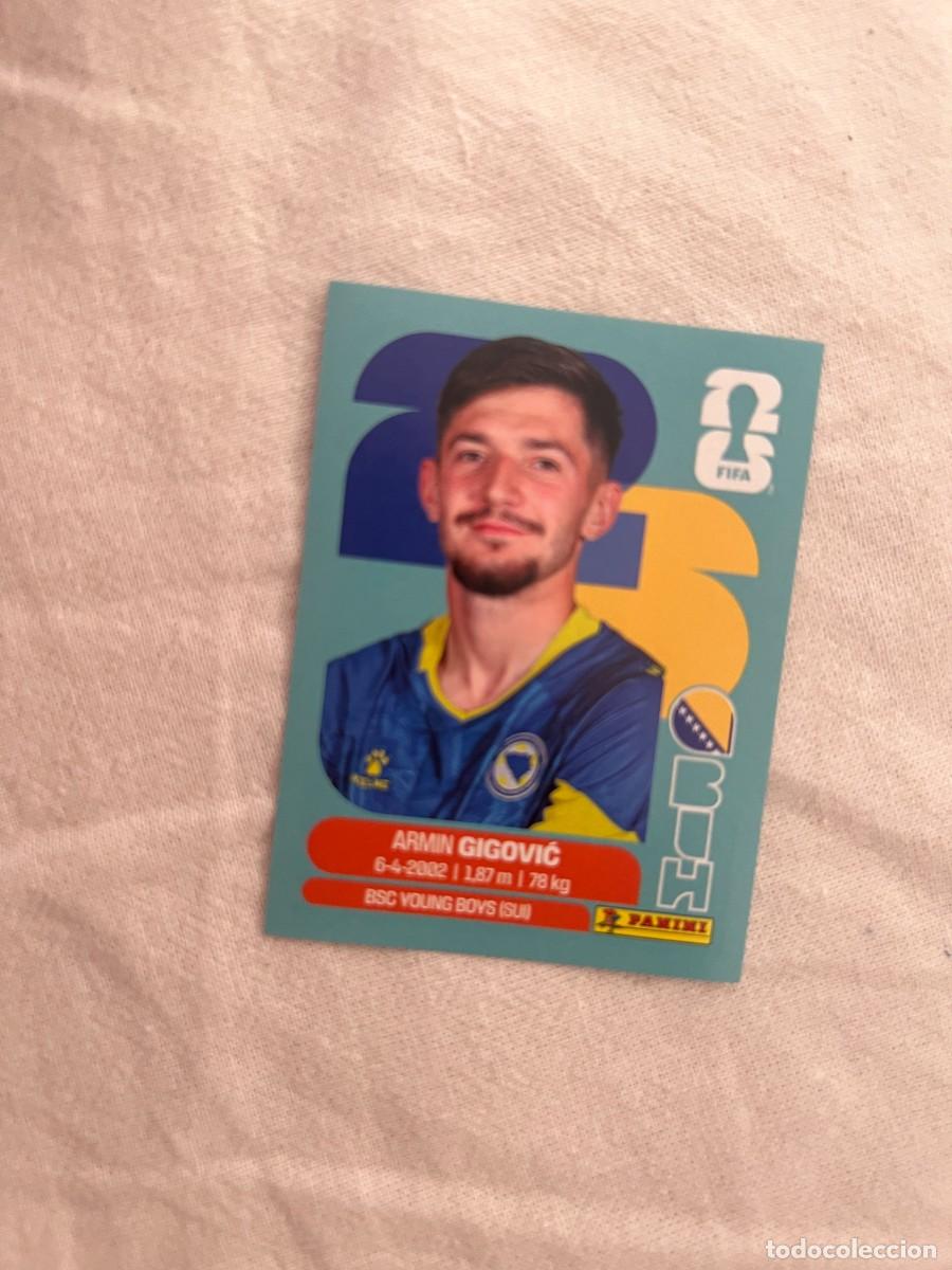 Cromos de f&uacute;tbol: 10 ARMIN GIGOVIC BOSNIA HERZEGOVINA MUNDIAL 26 2026 FIFA WORLD CUP PANINI