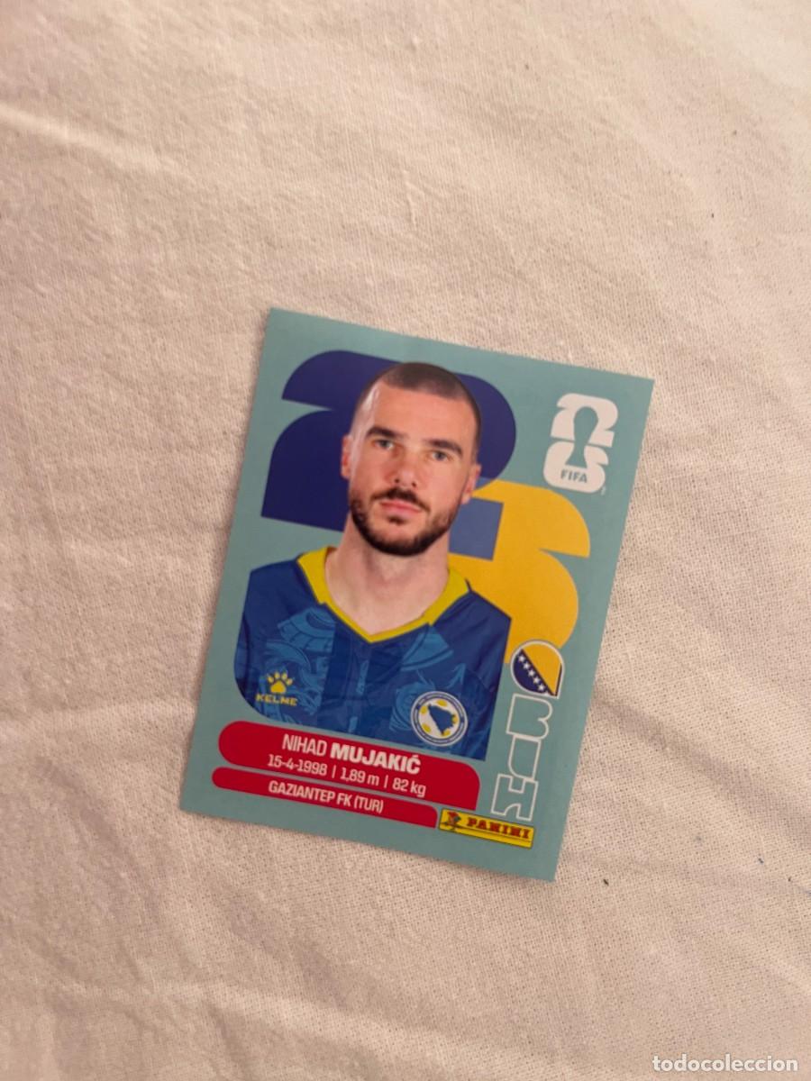Cromos de f&uacute;tbol: 6 NIHAD MUJAKIĆ BOSNIA HERZEGOVINA MUNDIAL 26 2026 FIFA WORLD CUP PANINI