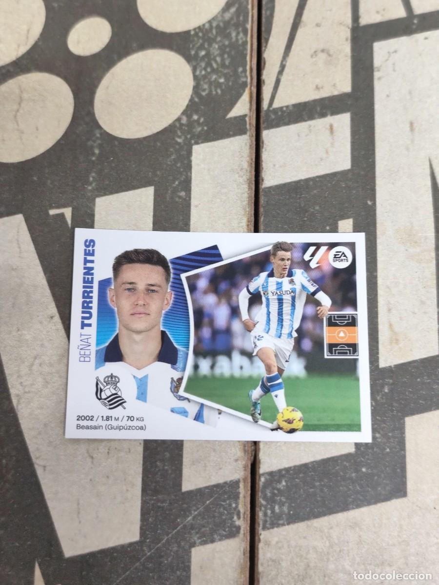 Cromos de f&uacute;tbol: Turrientes N&deg; 12 Real Sociedad Liga Este 24/25 sin pegar