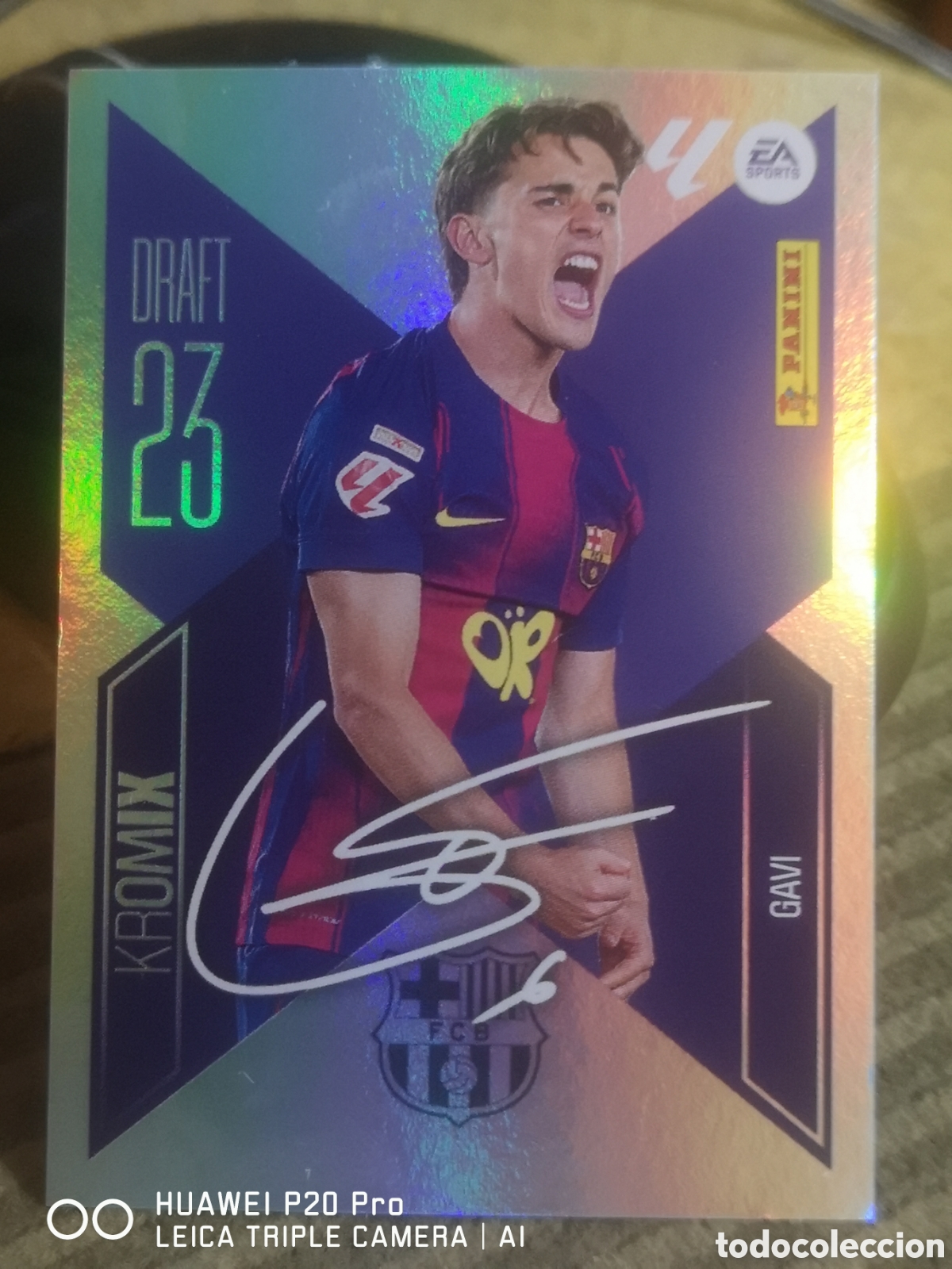 Cromos de f&uacute;tbol: LIGA ESTE 2026 2027 26 27 DRAFT 23 KROMIX K8 GAVI BARCELONA