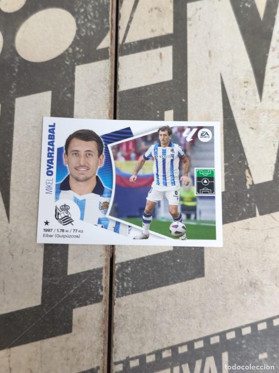 Cromos de f&uacute;tbol: Oyarzabal N&deg; 17 Real Sociedad Liga Este 24/25 sin pegar