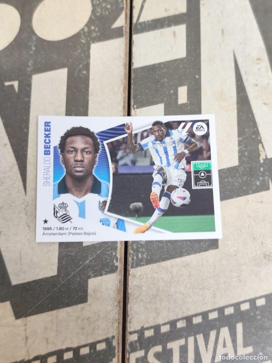 Cromos de f&uacute;tbol: Becker N&deg; 18 Real Sociedad Liga Este 24/25 sin pegar