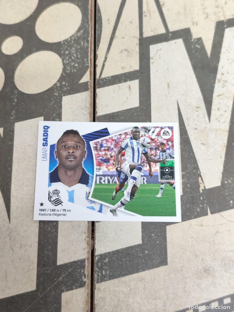 Cromos de f&uacute;tbol: Sadiq N&deg; 20 A Real Sociedad Liga Este 24/25 sin pegar