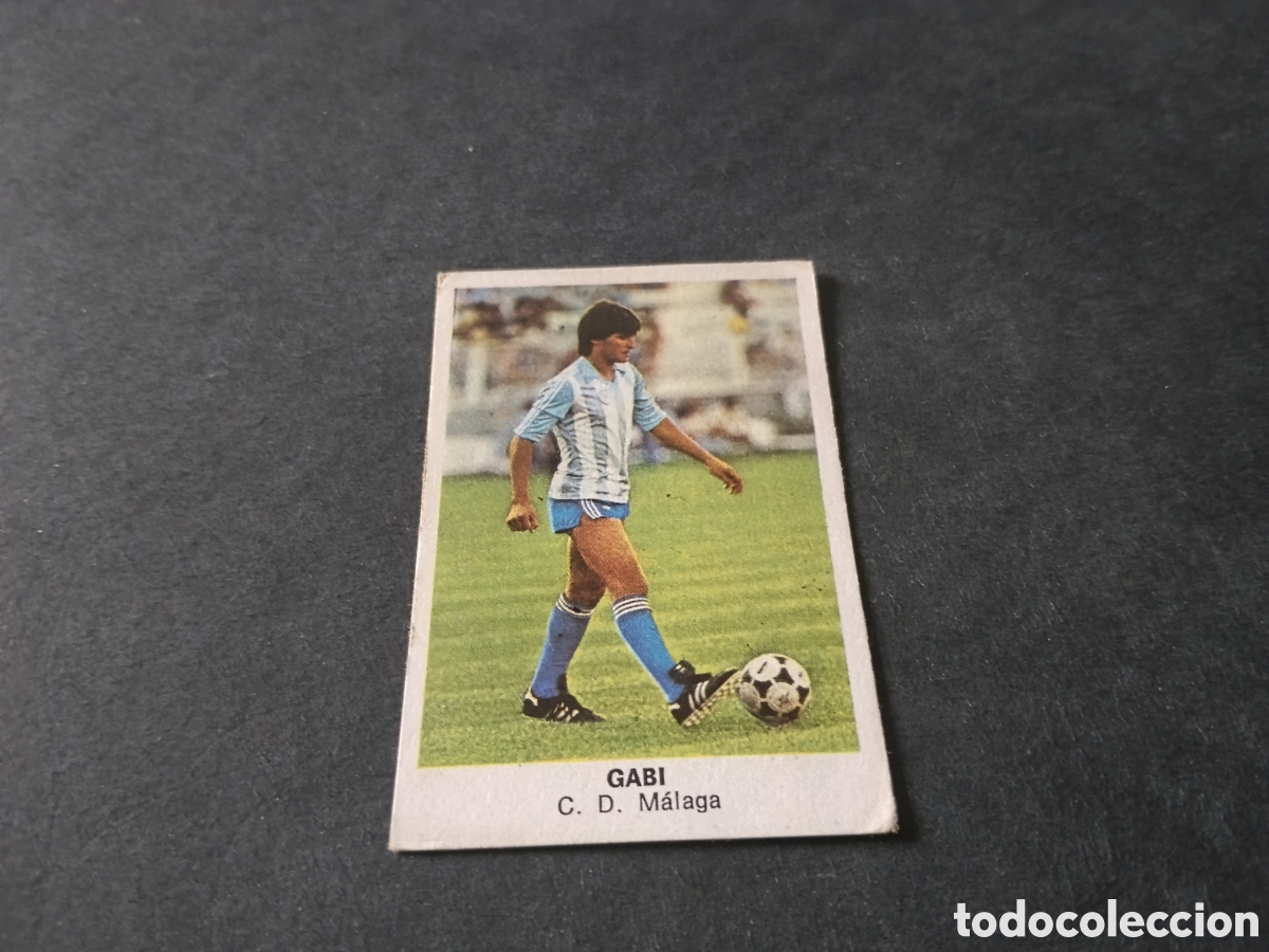 Cromos de f&uacute;tbol: Cromo futbol 84 Gabi, M&aacute;laga