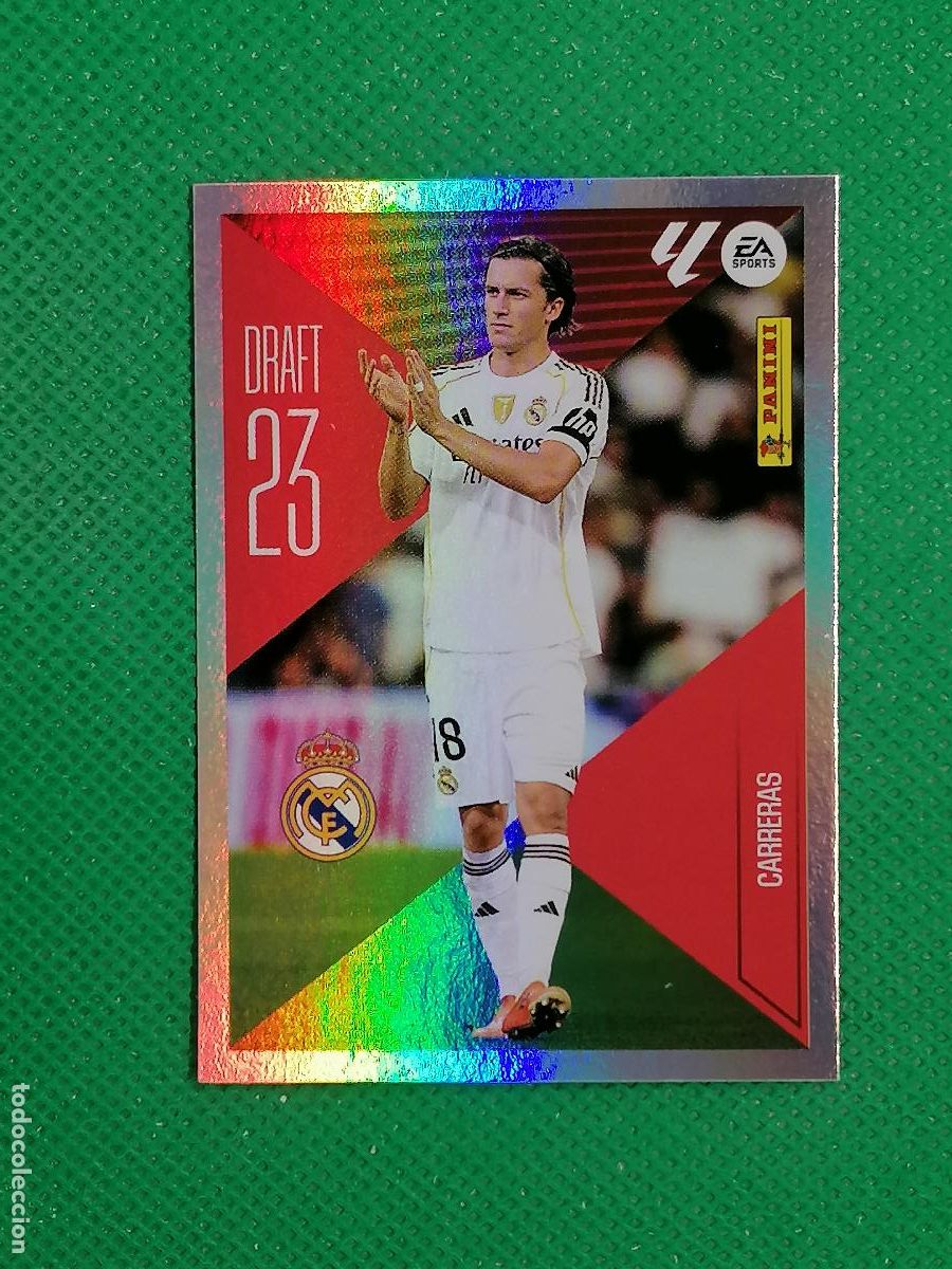 Fu&szlig;ball-Sticker: 5 CARRERAS REAL MADRID DRAFT 23 ⚽ PANINI LIGA ESTE 26 27 2026 2027 ⚽
