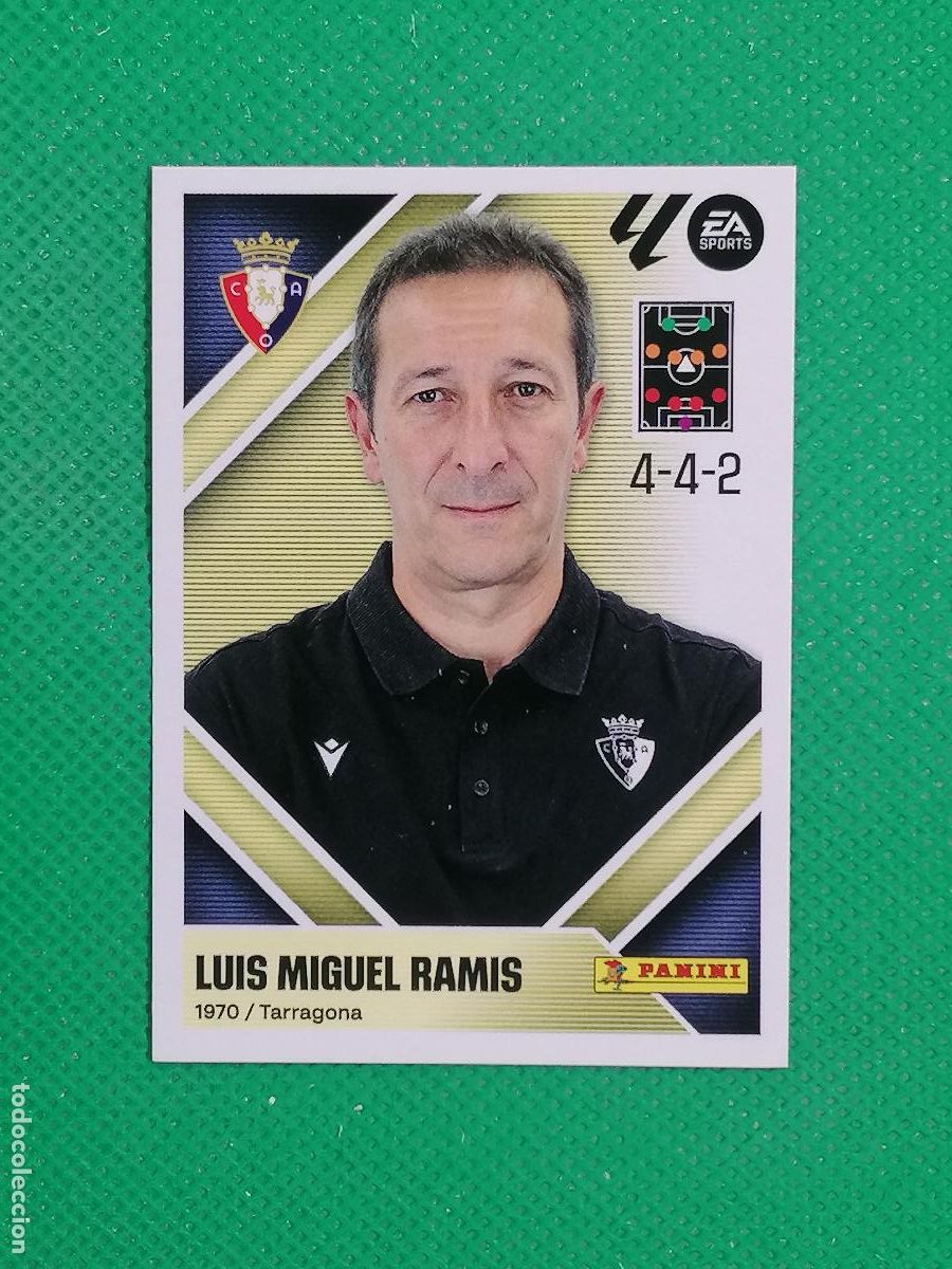 Cromos de f&uacute;tbol: 2 LUIS MIGUEL RAMIS OSASUNA ⚽ PANINI LIGA ESTE 26 27 2026 2027 ⚽