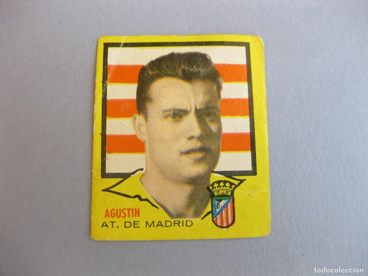 Cromos de f&uacute;tbol: CROMO DE AGUSTIN. ATL&Eacute;TICO DE MADRID. ALBUM DE CROMOS DE FUTBOL CAMPEONES BRUGUERA 1956