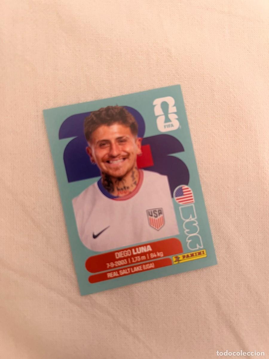 Cromos de f&uacute;tbol: 14 DIEGO LUNA USA MUNDIAL 26 2026 FIFA WORLD CUP PANINI