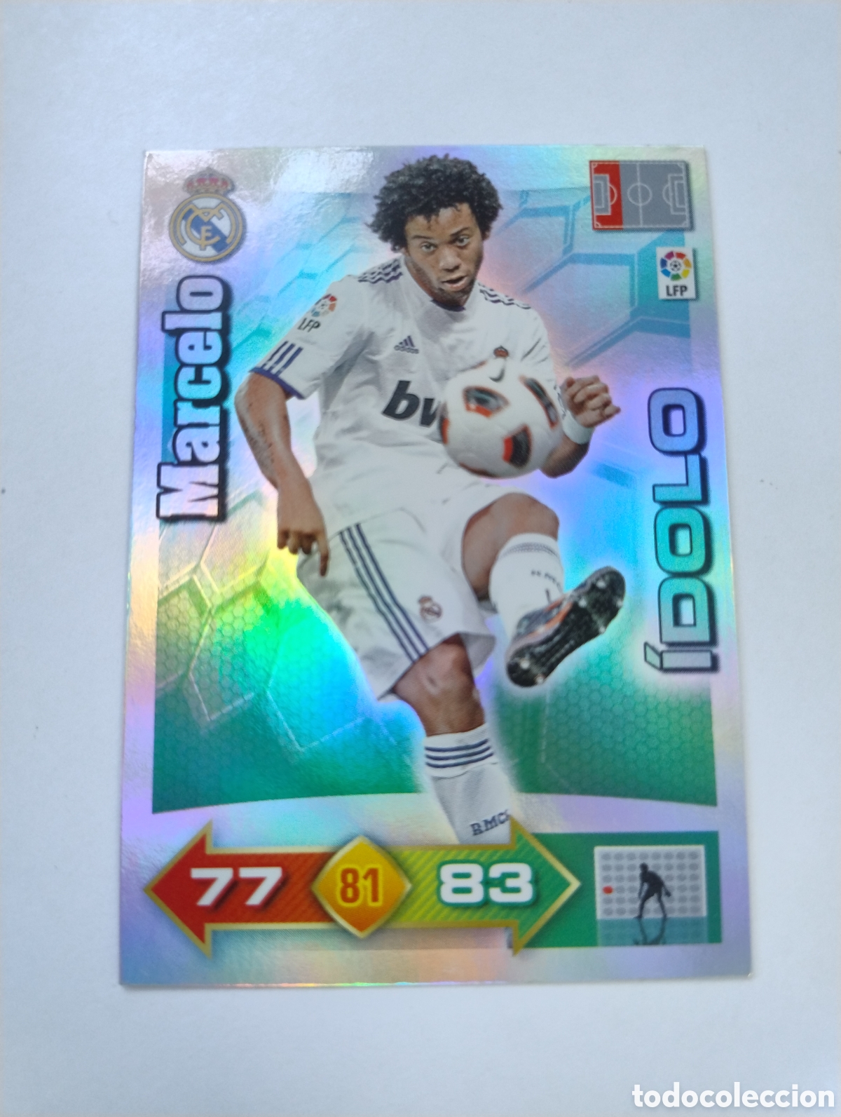 Cromos de f&uacute;tbol: Marcelo - Real Madrid - Adrenalyn XL Liga 2010 - 2011 Idolo