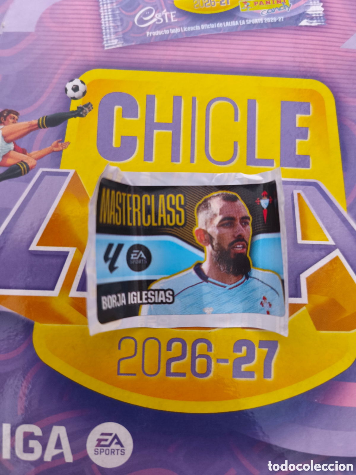 Cromos de f&uacute;tbol: Borja Iglesias MASTERCLASS Chicle liga este 26/27 Real Celta