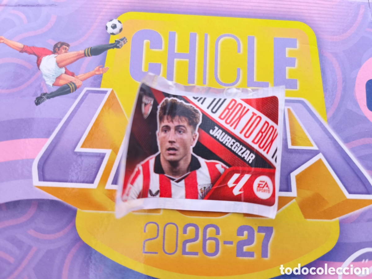 Cromos de f&uacute;tbol: Jauregizar BOX TO BOX Chicle liga este 26/27 Athletic Club