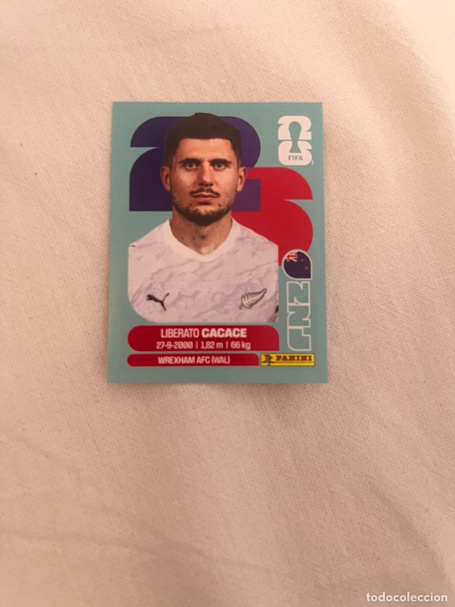 Fu&szlig;ball-Sticker: 5 LIBERATO CACACE NUEVA ZELANDA MUNDIAL 26 2026 FIFA WORLD CUP PANINI