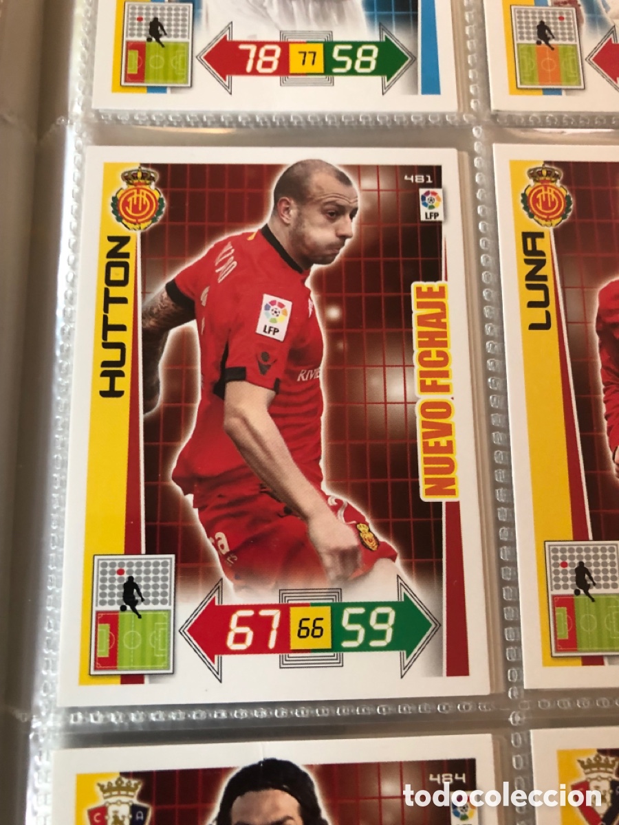 Cromos de f&uacute;tbol: Adrenalyn 2012 2013 nuevo fichaje hutton 481 Mallorca