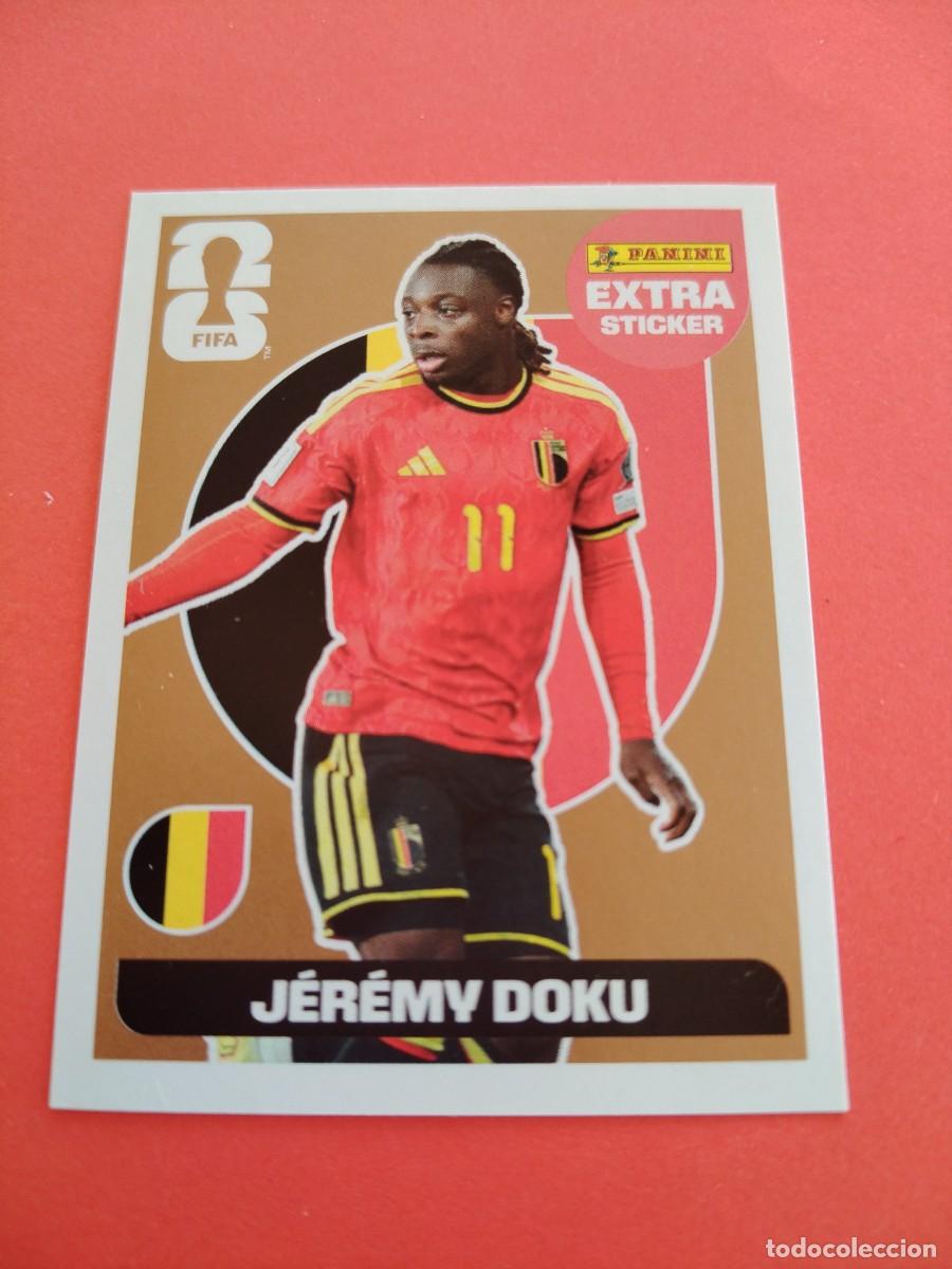 Cromos de f&uacute;tbol: EXTRA STICKER MUNDIAL 2026 - BRONCE JEREMY DOKU