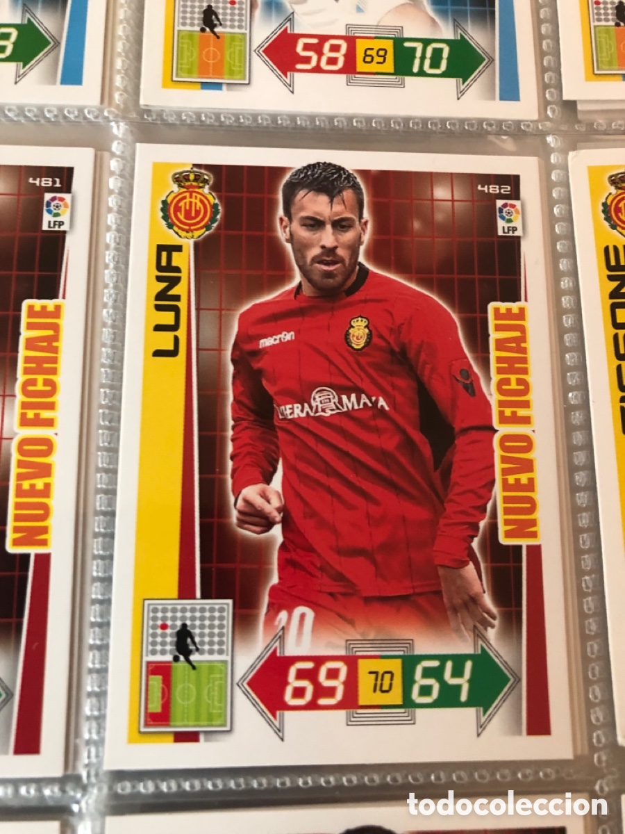 Cromos de f&uacute;tbol: Adrenalyn 2012 2013 nuevo fichaje luna 482 Mallorca