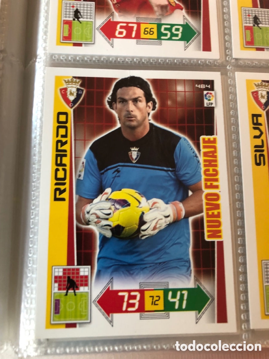 Cromos de f&uacute;tbol: Adrenalyn 2012 2013 nuevo fichaje Ricardo 484 Osasuna