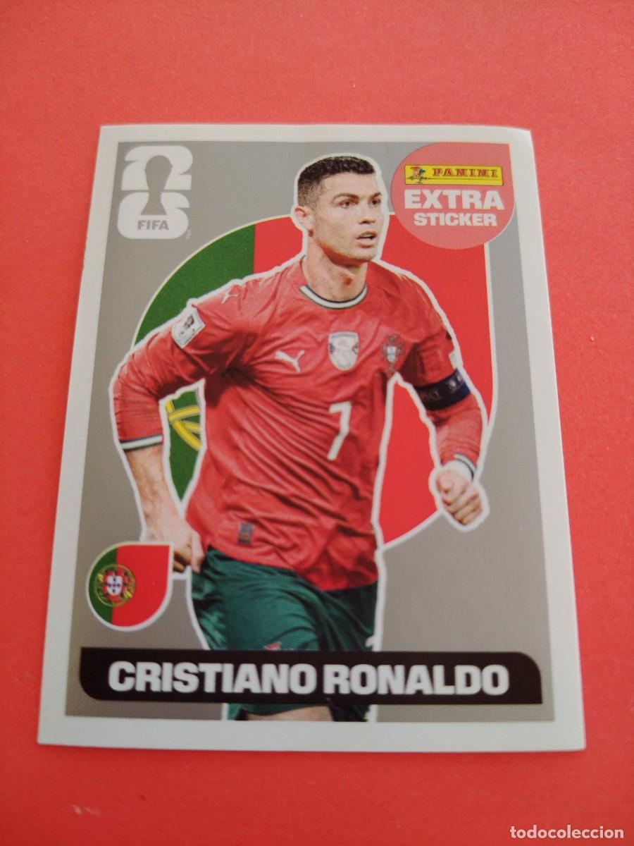 Cromos de f&uacute;tbol: EXTRA STICKER MUNDIAL 2026 - PLATA CRISTIANO RONALDO