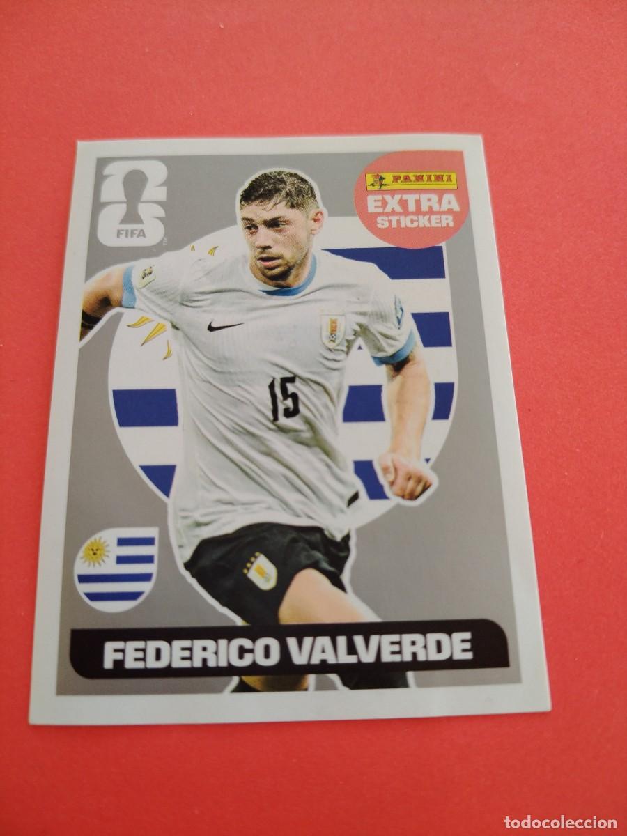 Cromos de f&uacute;tbol: EXTRA STICKER MUNDIAL 2026 - PLATA FEDERICO VALVERDE