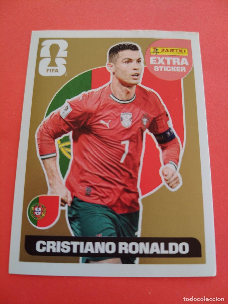 Cromos de f&uacute;tbol: EXTRA STICKER MUNDIAL 2026 - ORO CRISTIANO RONALDO