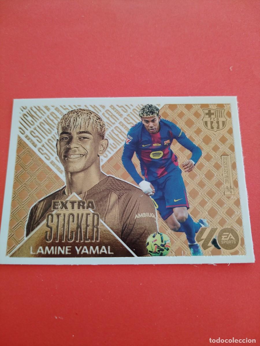 Cromos de f&uacute;tbol: EXTRA STICKER LIGA 2026 2027 BRONCE LAMINE YAMAL F.C. BARCELONA