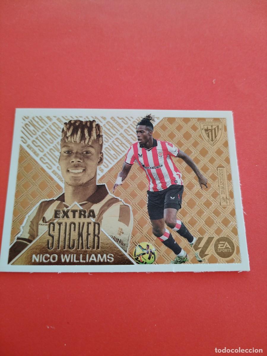 Cromos de f&uacute;tbol: EXTRA STICKER LIGA 2026 2027 BRONCE NICO WILLIAMS ATHLETIC BILBAO