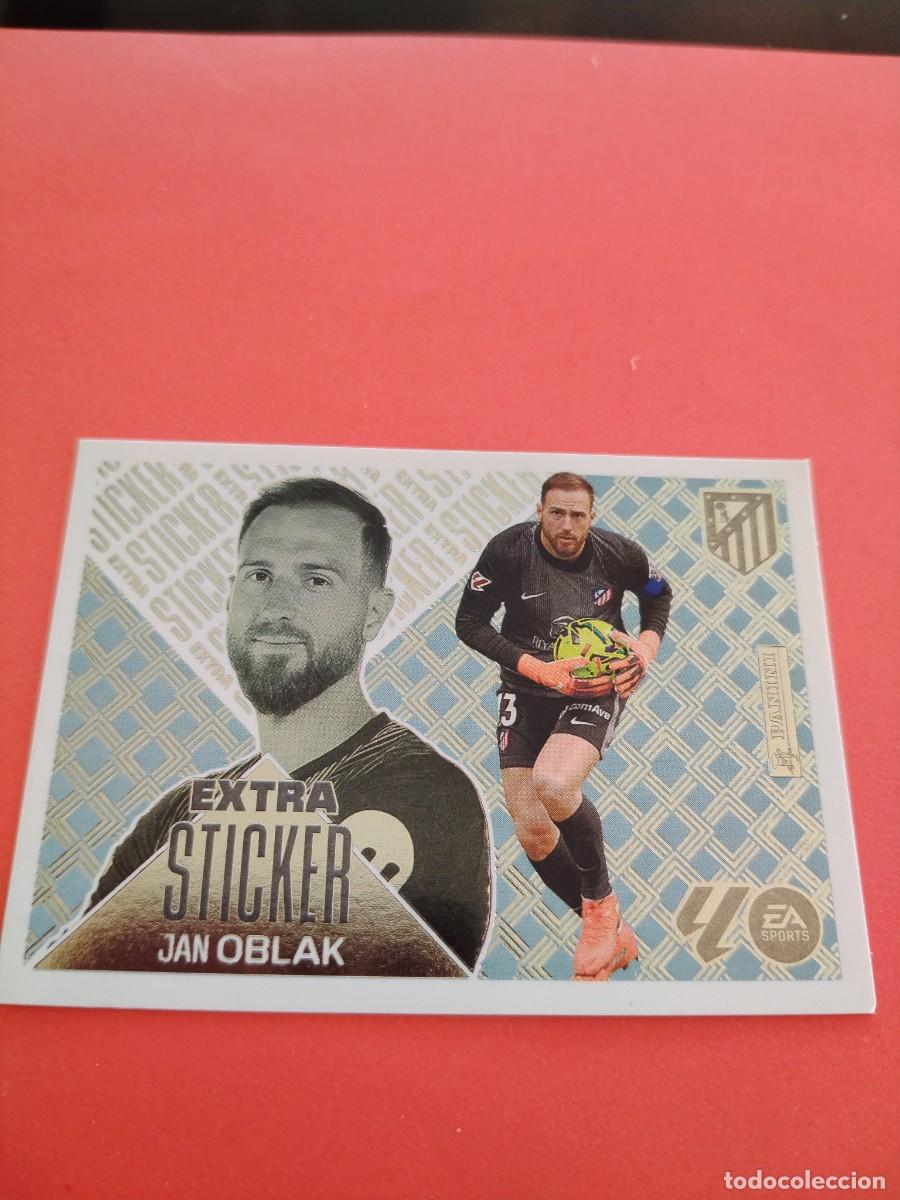 Cromos de f&uacute;tbol: EXTRA STICKER LIGA 2026 2027 PLATA OBLAK ATLETICO MADRID