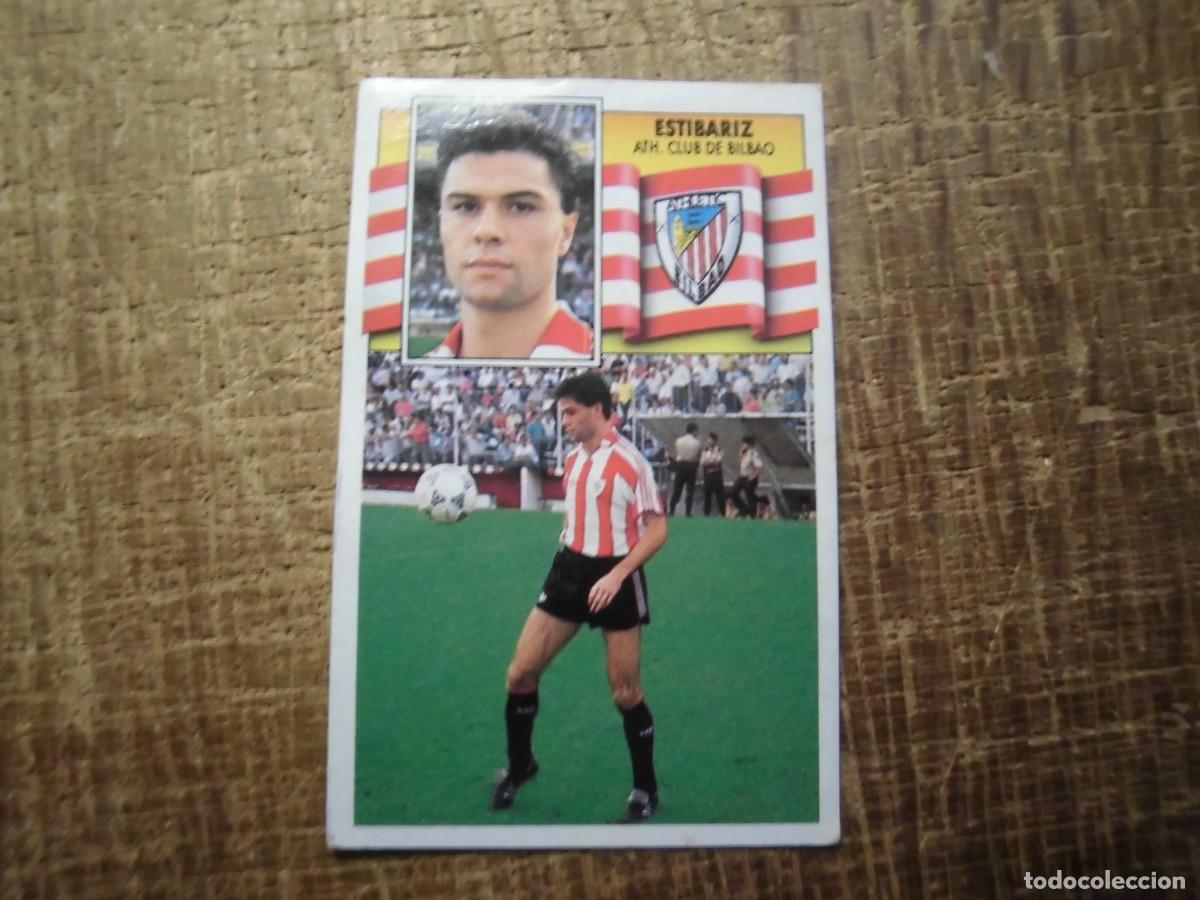 Football Stickers: EST&Iacute;BARIZ ATHLETIC DE BILBAO LIGA 90-91 EDICIONES ESTE CROMO RECUPERADO