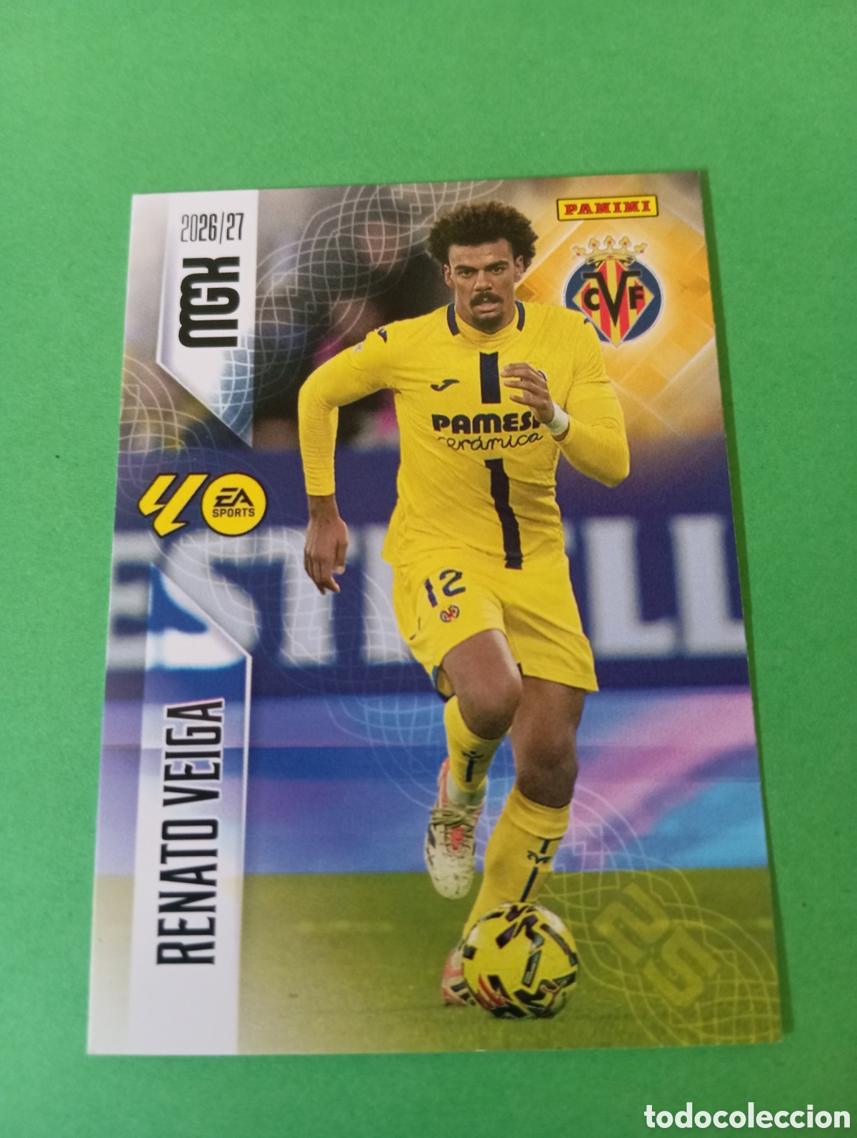 Football Stickers: Renato Veiga Villarreal n&deg;368 / PANINI MEGACRACKS 2026/2027