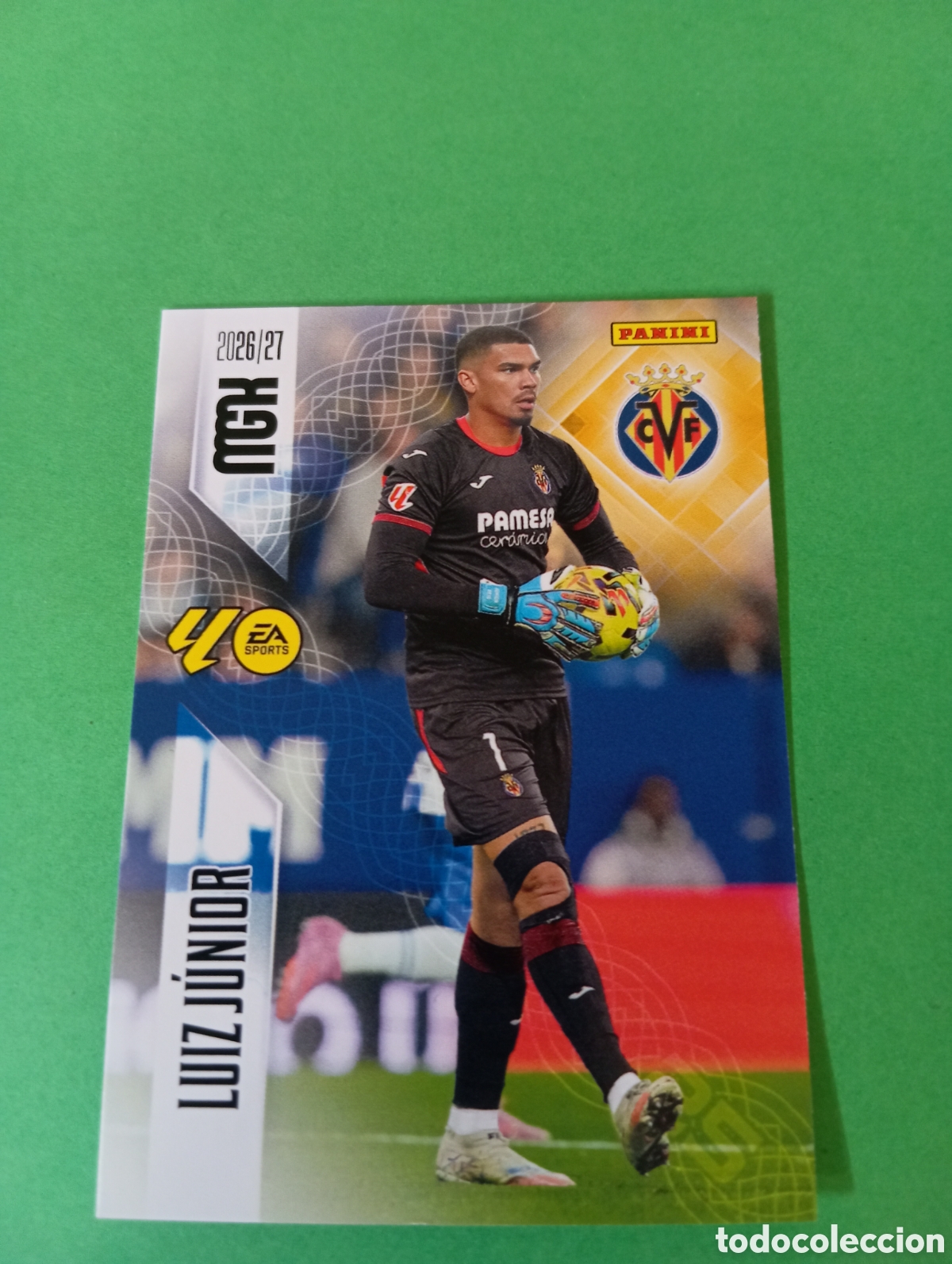 Football Stickers: Luiz J&uacute;nior Villarreal n&deg;362 / PANINI MEGACRACKS 2026/2027