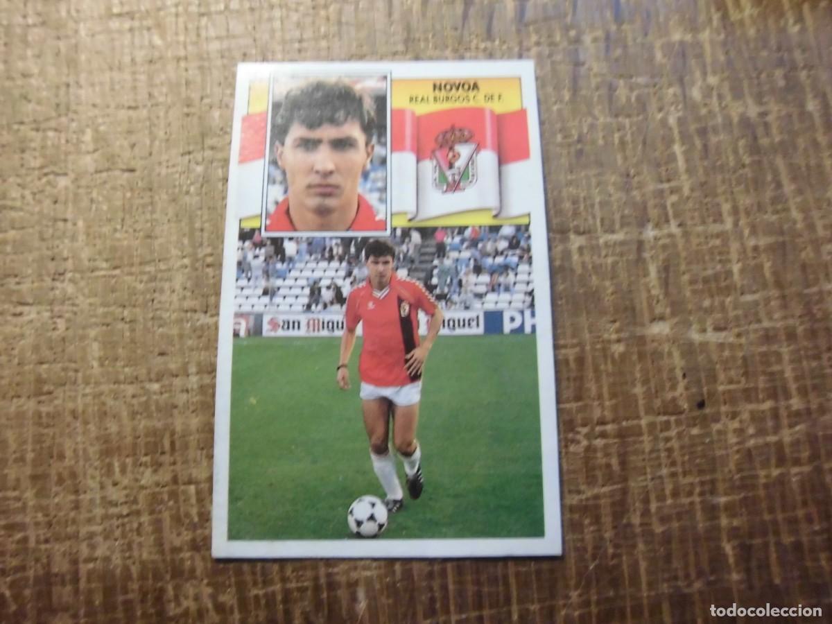 Fu&szlig;ball-Sticker: NOVOA REAL BURGOS LIGA 90-91 EDICIONES ESTE CROMO RECUPERADO