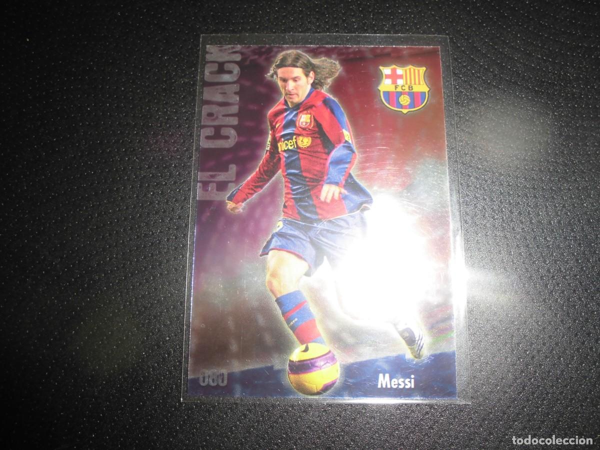 Fu&szlig;ball-Sticker: MESSI - N&ordm; 80 - F.C. BARCELONA - MUNDICROMO 2008 - 2009. PUNTAS CUADRADAS.