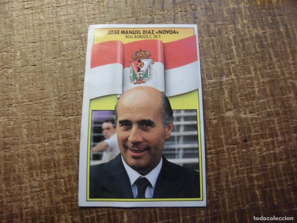 Fu&szlig;ball-Sticker: NOVOA REAL BURGOS LIGA 90-91 EDICIONES ESTE CROMO RECUPERADO