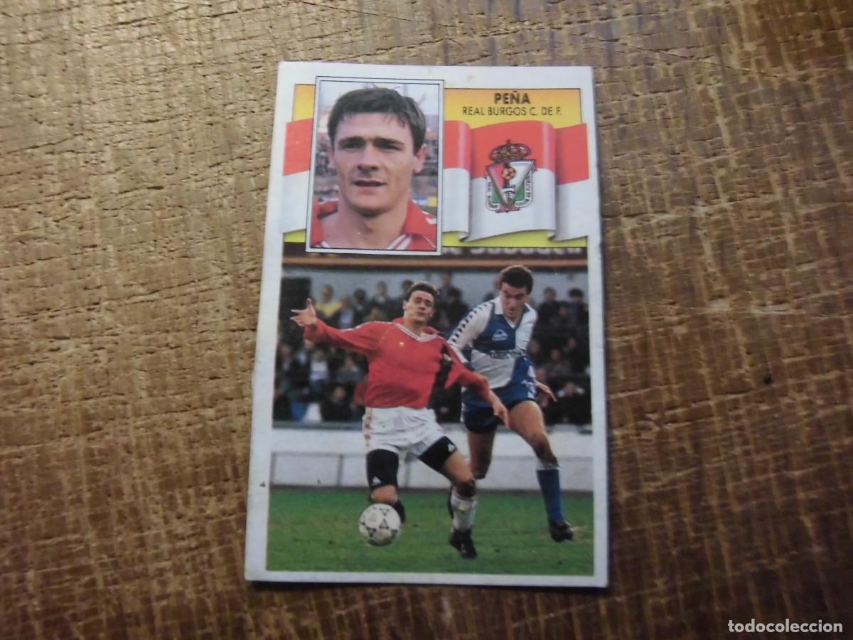 Fu&szlig;ball-Sticker: PE&Ntilde;A REAL BURGOS LIGA 90-91 EDICIONES ESTE CROMO RECUPERADO