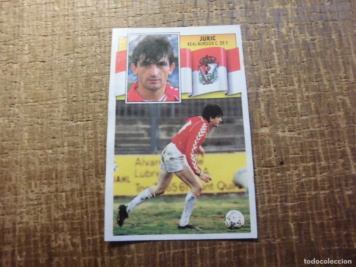Cromos de f&uacute;tbol: JURIC REAL BURGOS LIGA 90-91 EDICIONES ESTE CROMO RECUPERADO