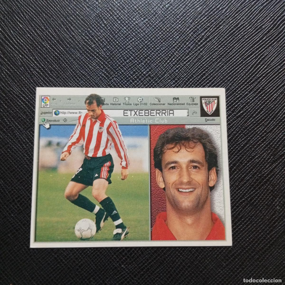 Cromos de f&uacute;tbol: ETXEBERRIA BILBAO ESTE 2001 2002 CROMO FUTBOL 01 02 LIGA - SIN PEGAR - A67 PG514