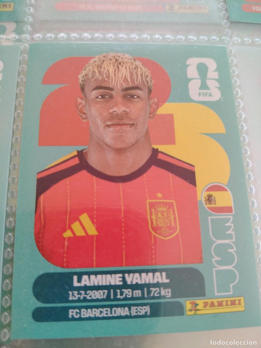 Cromos de f&uacute;tbol: CROMO MUNDIAL 2026 ESPA&Ntilde;A ESP 15 LAMINE YAMAL