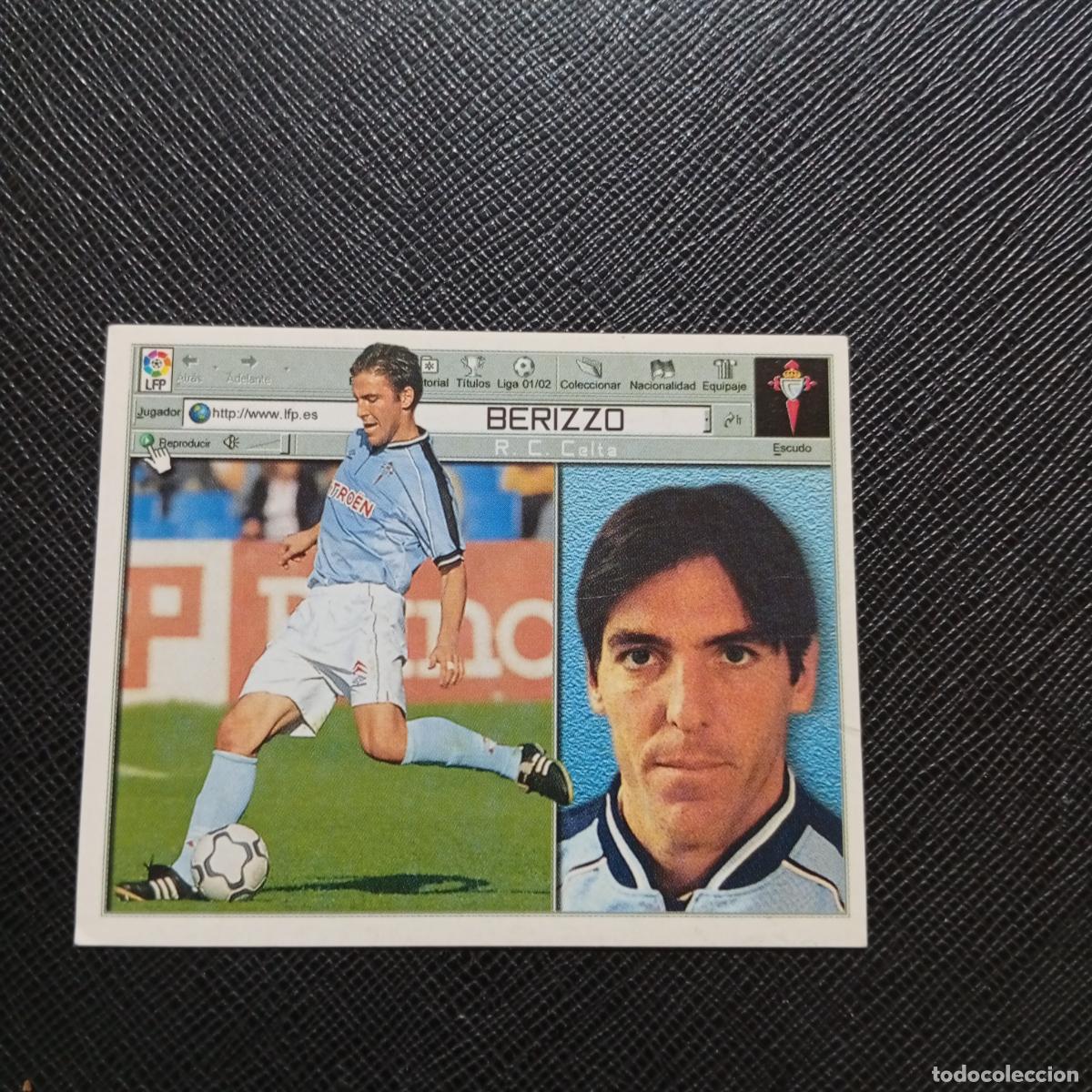 Cromos de f&uacute;tbol: BERIZZO CELTA ESTE 2001 2002 CROMO FUTBOL 01 02 LIGA - SIN PEGAR - A67 PG523
