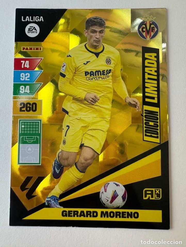 Fu&szlig;ball-Sticker: Gerard Moreno Villarrel Edici&oacute;n Limitada Adrenalyn 2023-24