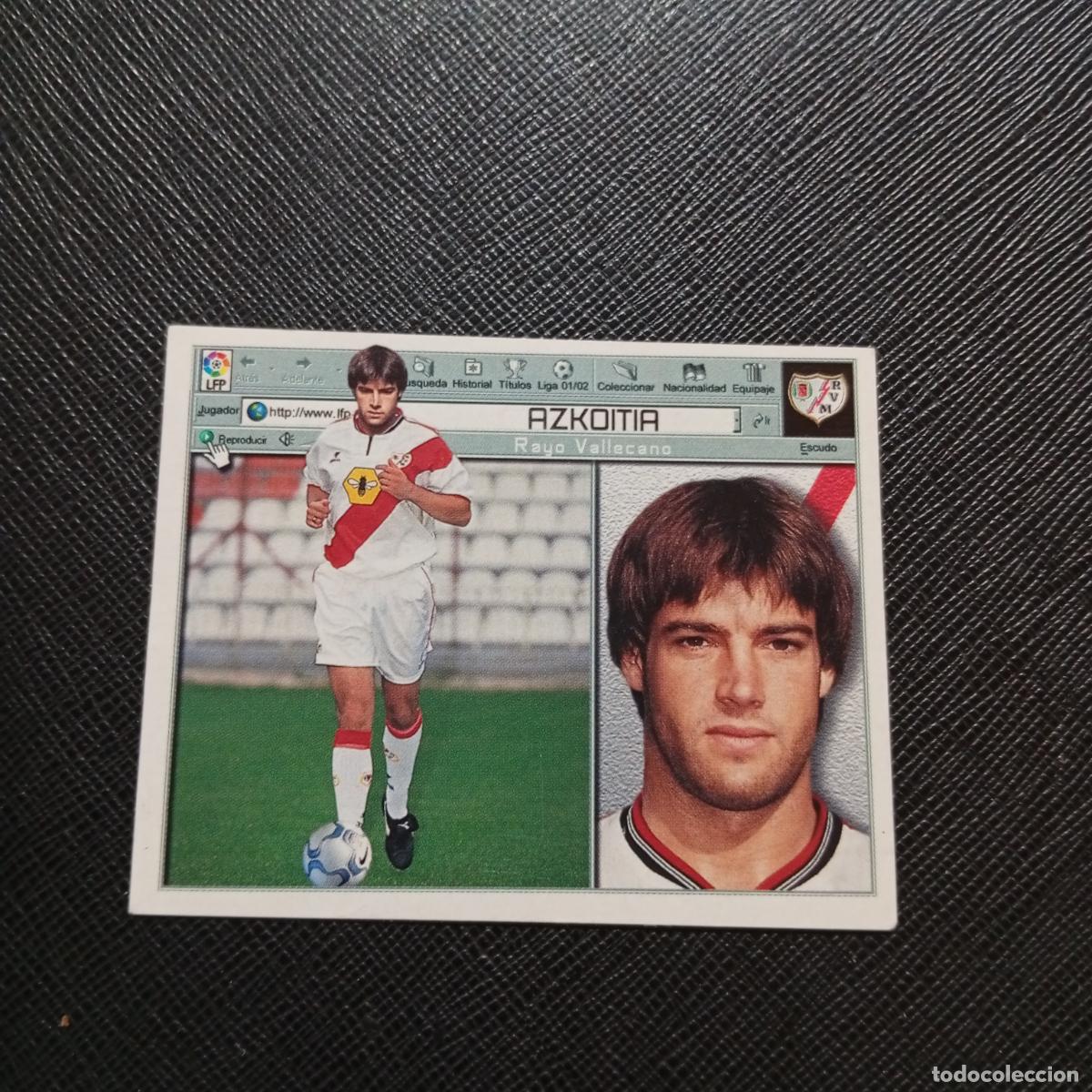 Fu&szlig;ball-Sticker: AZKOITIA RAYO VALLECANO ESTE 2001 2002 CROMO FUTBOL 01 02 LIGA - SIN PEGAR - A67 PG532